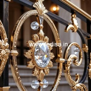 Royal Look Brass Crystal Stair Designs CR-2337