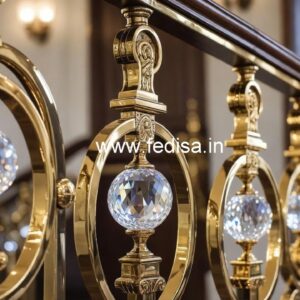 High-Class Brass Crystal Railing Styles CR-2340