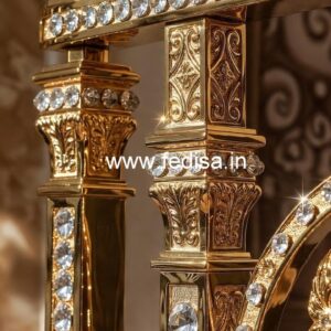 Premium Brass Crystal Railing for Home Decor CR-2352