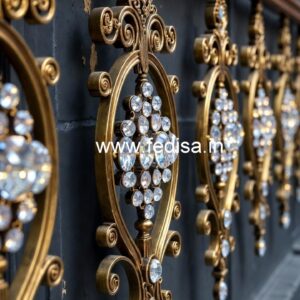 Luxury Brass Crystal Railings for Decor CR-2368