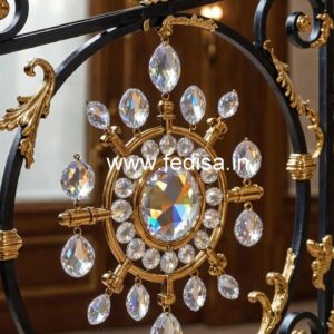Elegant Brass Crystal Staircase Inspiration CR-2384