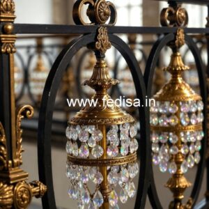Luxury Brass Crystal Railings for Staircases CR-2401