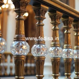 Premium Brass Crystal Railings for Home Design CR-2403