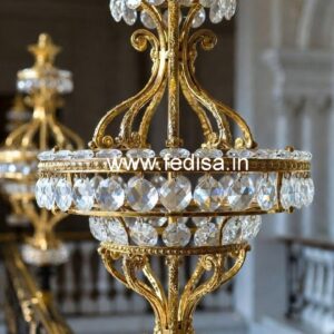 Designer Brass Crystal Railings for Grand Staircases CR-2410