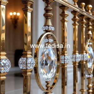 Royal Brass Crystal Railings for Premium Homes CR-2413