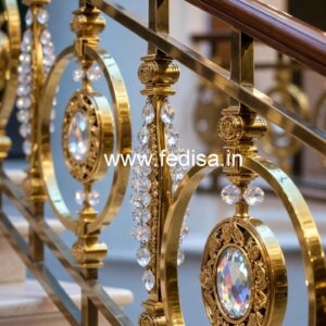 Premium Brass Crystal Railings for Design CR-2428