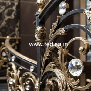 High-End Brass Crystal Railing Styles CR-2449