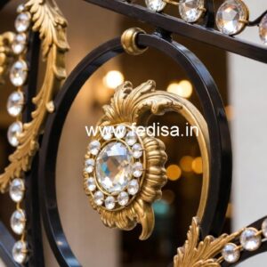 Premium Interior Brass Crystal Railings CR-2450