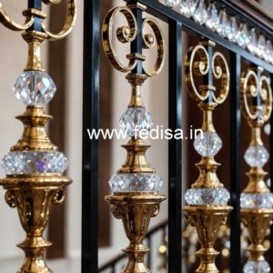 Trending Brass Crystal Railing Designs 2034 CR-2454