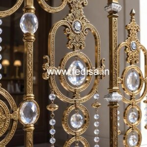Luxury Interior Railings with Brass Crystal CR-2460
