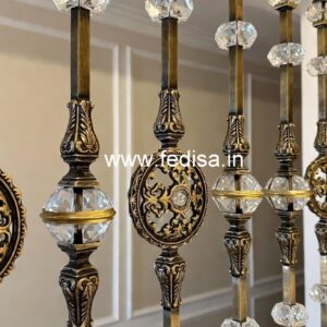 Classic Home Brass Crystal Railings CR-2463