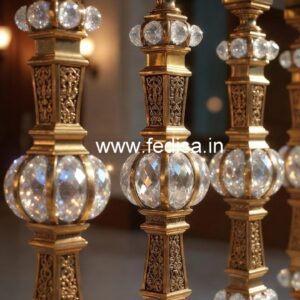 Brass Crystal Balcony Railing Ideas CR-2468