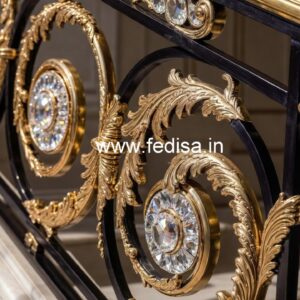 Designer Luxury Brass Crystal Railings CR-2483