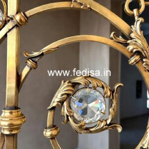 Luxury Home Decor Brass Crystal Railings CR-2488