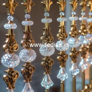 Classic Luxury Brass Crystal Railings CR-2492