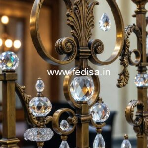 Interior Design Ideas with Brass Crystal Railing CR-2493