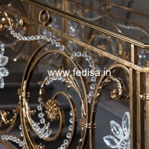 Brass Crystal Railings for Modern Homes CR-2500