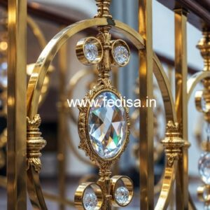 Royal Staircase Brass Crystal Designs CR-2512