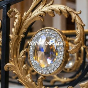 Rich Interior Brass Crystal Railings CR-2521