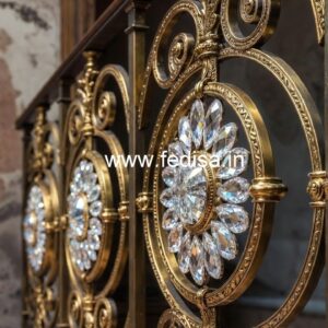 Artistic Home Brass Crystal Railings CR-2527