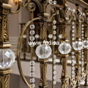 High-End Brass Crystal Railing Concepts CR-2541