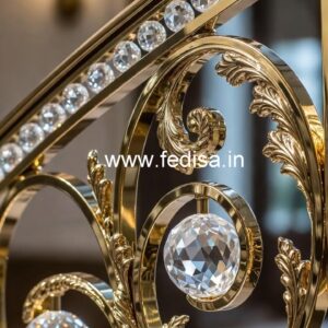 Premium Brass Crystal Staircase Decor CR-2547