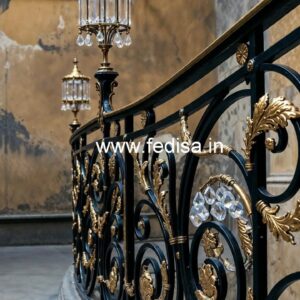 Modern Brass Crystal Railings with LED CR-2564