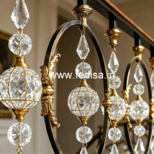 Royal Interior Brass Crystal Railings CR-2572