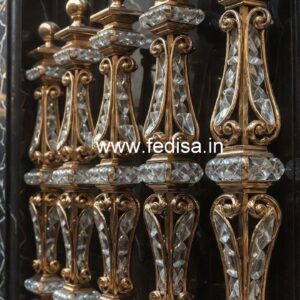 Modern Brass Crystal Stair Railings CR-2577
