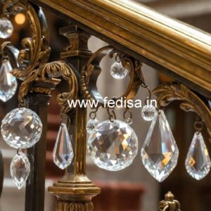 High-End Brass Crystal Railings for Homes CR-2582