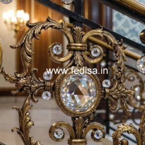 Classic Brass Crystal Railing Inspiration CR-2587