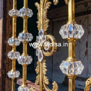 Designer Brass Crystal Railings for Luxury Homes CR-2600