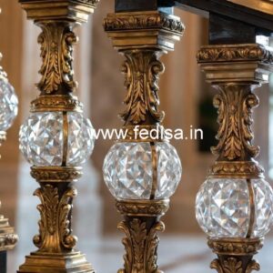 Premium Brass Crystal Railings for Design Ideas CR-2621