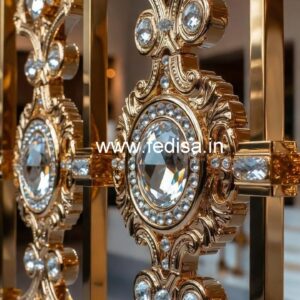 Unique Brass Crystal Staircase Designs CR-2640