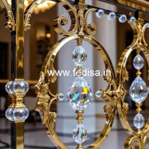 High-Class Brass Crystal Railing Styles CR-2644