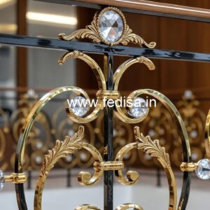 Premium Brass Crystal Railing for Home Decor CR-2656