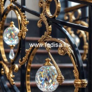 Luxury Brass Crystal Staircase Inspiration CR-2662