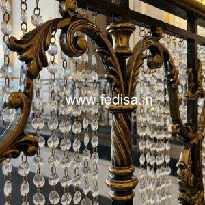 Stylish Brass Crystal Railings for Architecture CR-2668