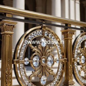 Luxury Brass Crystal Railings for Home Design CR-2677
