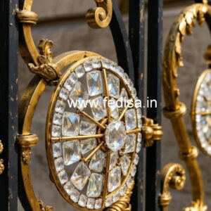 Designer Brass Crystal Railings for Home Decor CR-2701