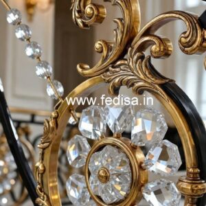 Premium Brass Crystal Railings for Modern Interiors CR-2713