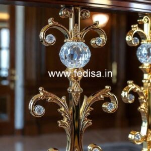 Luxury Brass Crystal Railings for Classic Interiors CR-2723