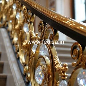 Royal Brass Crystal Railings for Modern Villas CR-2725