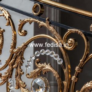 Premium Brass Crystal Railings for Classic Homes CR-2731