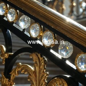 Classic Brass Crystal Railing Styles CR-2742