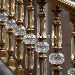 Decorative Brass Crystal Railing Ideas CR-2746