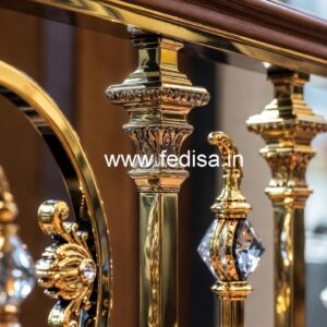 Contemporary Brass Crystal Railing Designs CR-2752