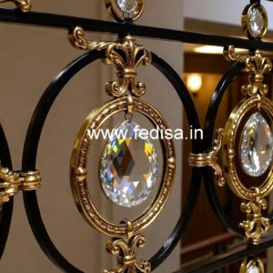Trending Brass Crystal Railing Designs 2035 CR-2758