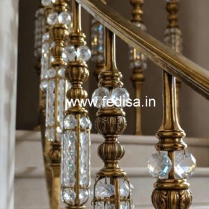 Classic Home Brass Crystal Railings CR-2767