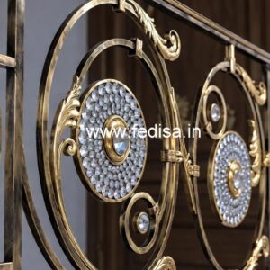 Designer Handcrafted Brass Crystal Railing CR-2768